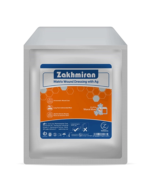 پانسمان ماتریکس زخم نقره زخمیران